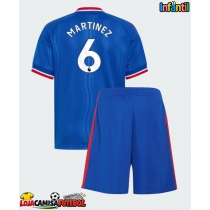 Camisa de Futebol Manchester United Lisandro Martinez #6 Equipamento Secundário Infantil 2026-27 Manga Curta (+ Calças curtas)
